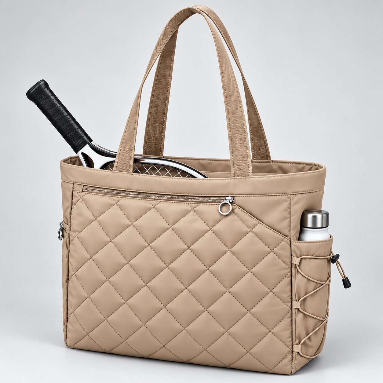 Quilted Tennis Tote